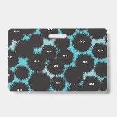 Schwarze Flaute-Monster Ausweis (Rückseite)