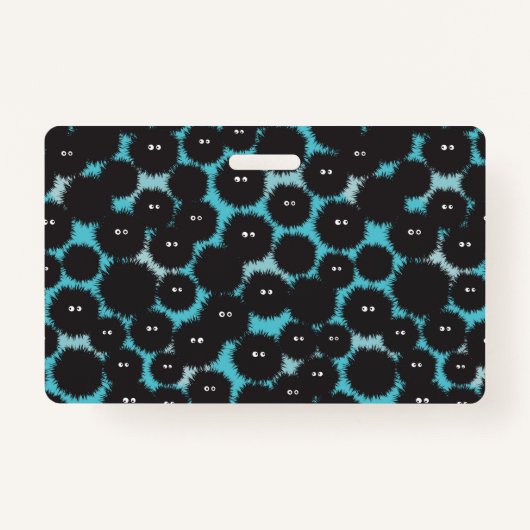 Schwarze Flaute-Monster Ausweis (Vorderseite)