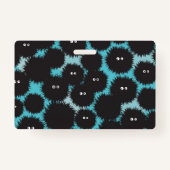 Schwarze Flaute-Monster Ausweis (Rückseite)