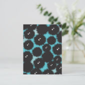 Schwarze Flaute-Monster Feiertagskarte (Stehend Vorderseite)