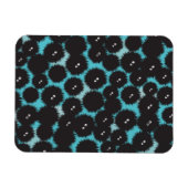 Schwarze Flaute-Monster Magnet (Horizontal)