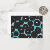 Schwarze Flaute-Monster Mitteilungskarte (Vorderseite/Rückseite Beispiel)