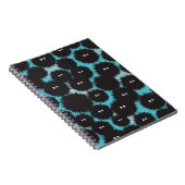 Schwarze Flaute-Monster Notizblock (Rechte Seite)