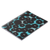 Schwarze Flaute-Monster Notizblock (Linke Seite)