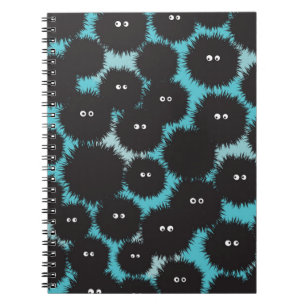 Schwarze Flaute-Monster Notizblock