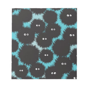 Schwarze Flaute-Monster Notizblock