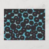 Schwarze Flaute-Monster Postkarte (Vorderseite)