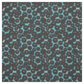 Schwarze Flaute-Monster Stoff (Muster)