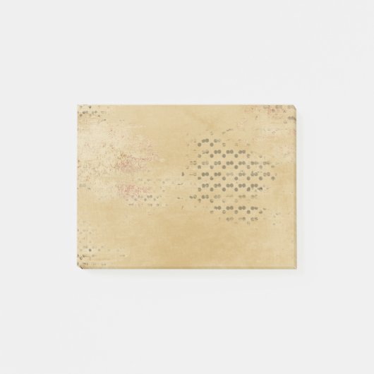 Schwarze Flecken heftiger Post-it Klebezettel (Vorderseite)