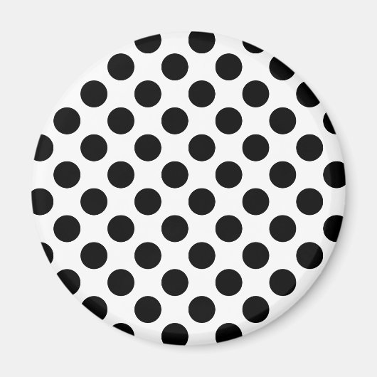 Schwarze Flecken Magnet (Vorne)