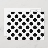 Schwarze Flecken Postkarte (Vorne/Hinten)