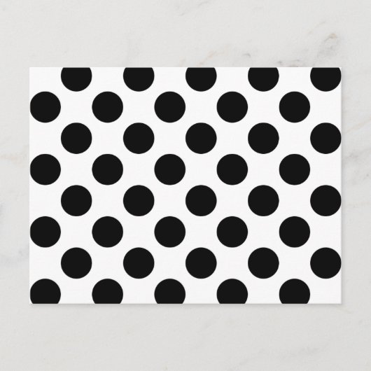 Schwarze Flecken Postkarte (Vorderseite)