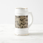 Schwarze Fledermäuse Bierglas (VorderseiteRechts)