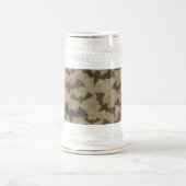 Schwarze Fledermäuse Bierglas (Mittel)