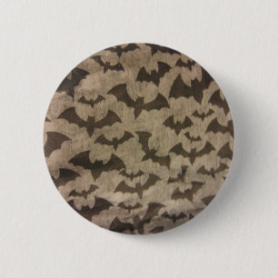 Schwarze Fledermäuse Button