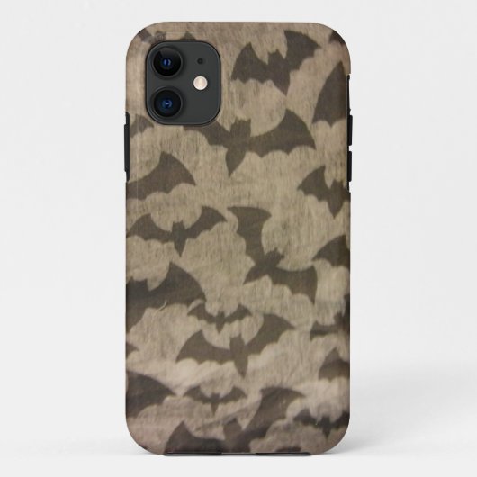 Schwarze Fledermäuse Case-Mate iPhone Hülle (Rückseite)