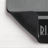 Schwarze Fledermäuse Halloween Mousepad, leicht gr Mousepad (Ecke)