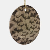 Schwarze Fledermäuse Keramikornament (Rechts)