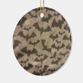 Schwarze Fledermäuse Keramikornament (Links)
