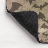 Schwarze Fledermäuse Mousepad (Ecke)