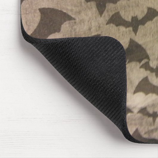Schwarze Fledermäuse Mousepad (Ecke)