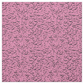 Schwarze Fledermäuse| Rosa Stoff (Muster)