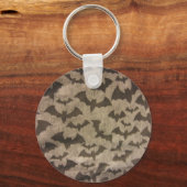 Schwarze Fledermäuse Schlüsselanhänger (Vorderseite)