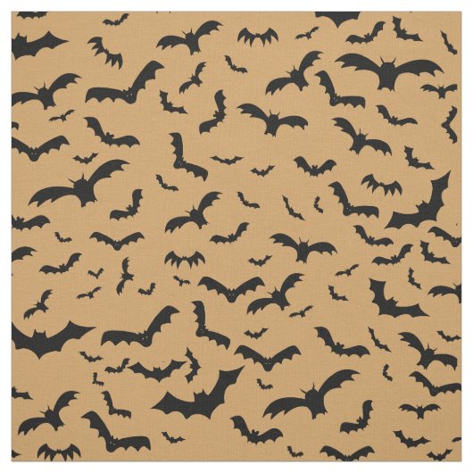 Schwarze Fledermäuse Stoff (Muster)