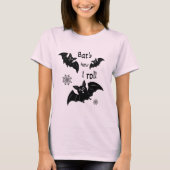 Schwarze Fledermäuse T-Shirt (Vorderseite)
