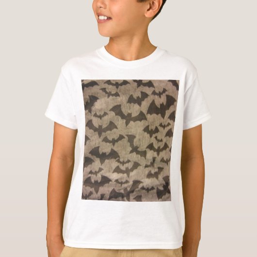 Schwarze Fledermäuse T-Shirt (Vorderseite)