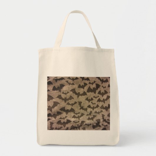 Schwarze Fledermäuse Tragetasche (Vorne)