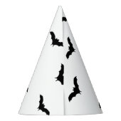 Schwarze Fledermäuse und Niedliches Halloween-Part Partyhütchen (Rückseite)