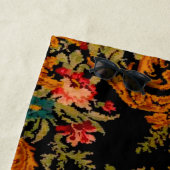 Schwarze Floral Strandtuch (Beispiel)