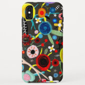 Schwarze Florenwiese Case-Mate iPhone Hülle (Rückseite)