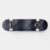 Schwarze flüssige Metallic-Wirkung Skateboard (Horizontal)