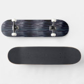Schwarze flüssige Metallic-Wirkung Skateboard (Horizontal)