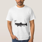 Schwarze Forelle T-Shirt (Vorderseite)