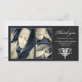 SCHWARZE FORMULIERUNG | DANKE, DASS DU KARTE (Vorderseite)