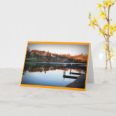 Schwarze Fotokarten Karte (Gelbe Blume)