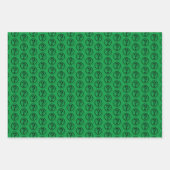 Schwarze Fragezeichen Muster 3D Geschenkpapier Set (Vorderseite 3)