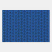 Schwarze Fragezeichen Muster 3D Geschenkpapier Set (Vorderseite 2)