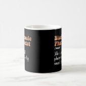 Schwarze Frau Apothekerin Funny Definition Kaffeetasse (Mittel)