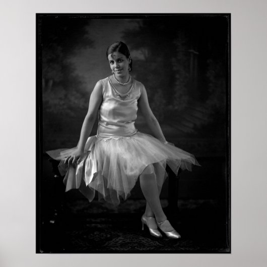 Schwarze Frau der 30er Jahre Poster (Vorne)