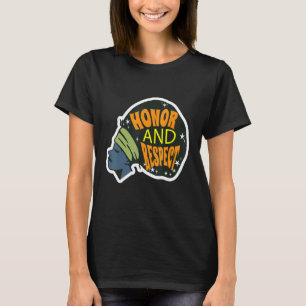 Schwarze Frau Ehre und Respekt Schwarze Geschichte T-Shirt