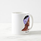 Schwarze Frau Kaffeetasse (VorderseiteRechts)