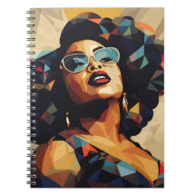 Schwarze Frau: kubistische Magnet für Artistik