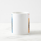 Schwarze Frau Lehrerin Afro Retro Cool Black Histo Kaffeetasse (Mittel)
