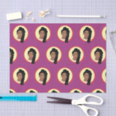 Schwarze Frau, leuchtende Schönheit, Puff Ponytail Seidenpapier (Handwerk)