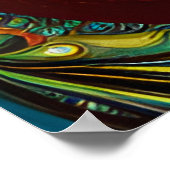 Schwarze Frau Melanin Queen Brown Skin Sista Meerj Poster (Ecke)