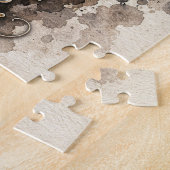 Schwarze Frau mit dem Zitat Wirf mich zu den Wölfe Puzzle (Seite)